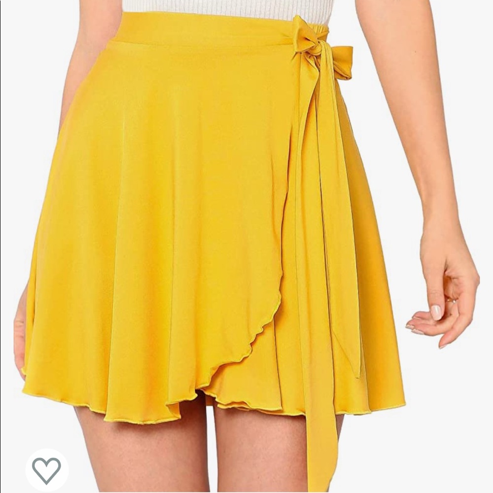 Bright Yellow Skirt